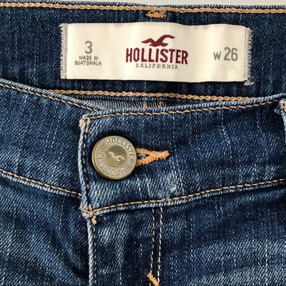Hollister H patch medium wash jean shorts - Picture 4 of 5